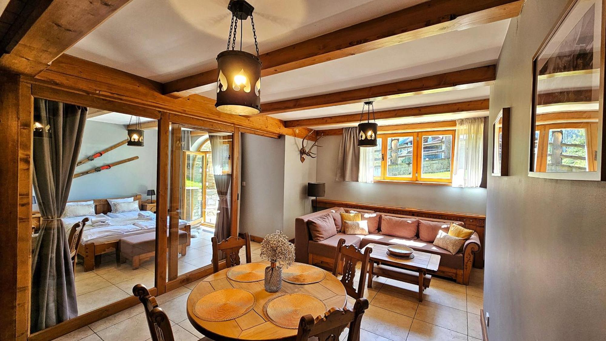 Niedzwiedzi Szlak - Apartament Z Sauna W Cenie กอสเชียลิสกอ ภายนอก รูปภาพ